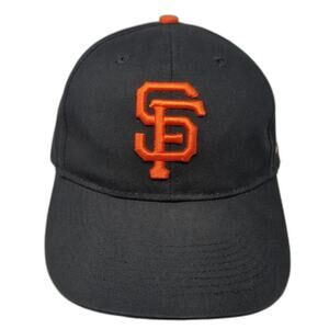 Team MLB San Francisco Giants Strapback Baseball Cap Hat Black One Size MLB